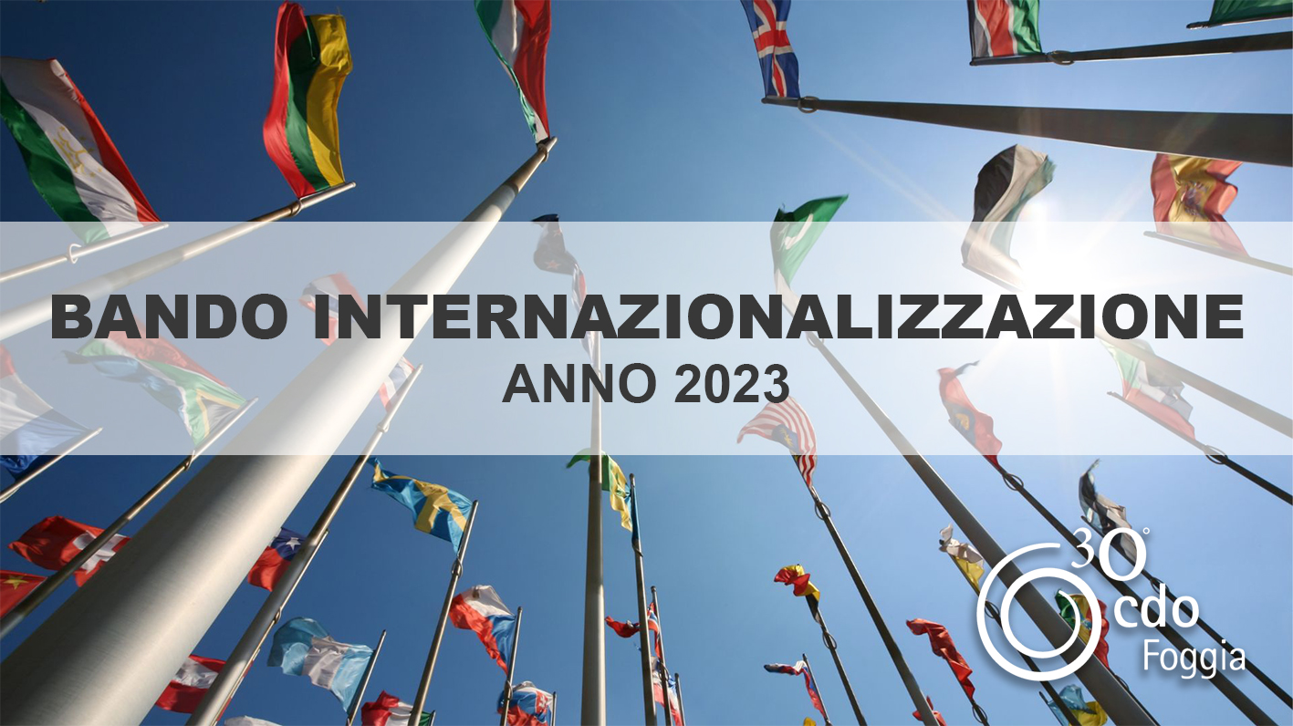 Bando Internazionalizzazione - Anno 2023